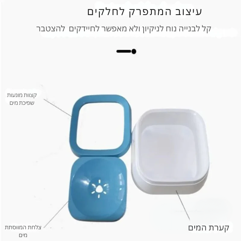 Petium קערת אנטי נזילה מבית